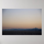 Sunset over the rockies 2 poster