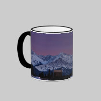 Sunset over the Rockies mugs