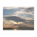 Sunset Over the Water Postcard