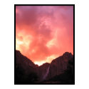 Sunset over Upper Falls posters