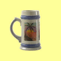 Sunset Palm by Wendy C. Allen mugs