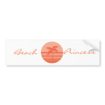 Sunset Palm Tree bumper stickers by trennea Sunset Palm Tree bumper stickers