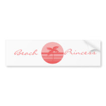 Sunset Palm Tree bumper stickers by trennea Sunset Palm Tree bumper stickers