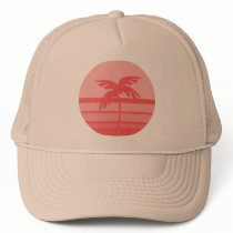 Sunset Palm Tree hats