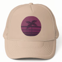 Sunset Palm Tree hats