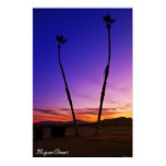 Sunset Palm Trees posters