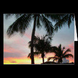 Sunset Palms Card