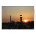 Sunset Paris cards by Riviere Sunset Paris cards