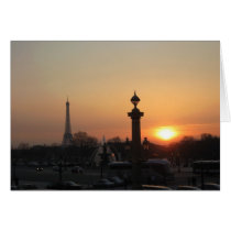 Sunset Paris cards by Riviere Sunset Paris cards