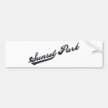 Sunset Park Bumper Sticker