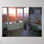Sunset Pearsoll Peak Fire Lookout Poster
