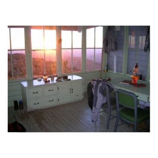 Sunset Pearsoll Peak Fire Lookout Poster