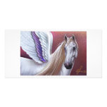 Sunset Pegasus Customized Photo Card