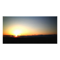 Sunset Custom Photo Card