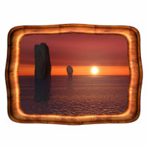 sunset photo sculptures