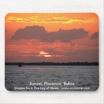 Sunset, Placencia, Belize Mouse Pad