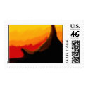 sunset postage by spike_wolf sunset postage