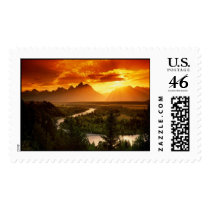 Sunset postage by modelrr Sunset postage