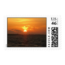 Sunset Postage Stamp