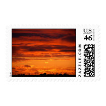 Sunset Postage Stamp