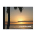 Sunset Postcard by Chezbriand Sunset Postcard