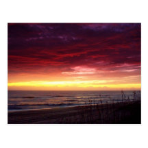 sunset postcard