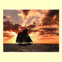 sunset postcards