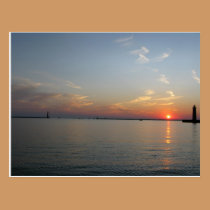 Sunset postcards