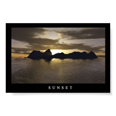 Sunset Print by Vlemaic