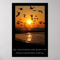 Sunset poster