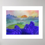 Sunset Rainbow Pictures Poster