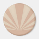 Sunset Rays Coral Fridge Magnet