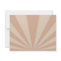Sunset Rays Coral invitations