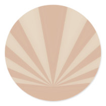 Sunset Rays Coral stickers by JaZilla Sunset Rays Coral stickers