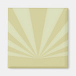 Sunset Rays Gold Refrigerator Magnet