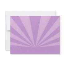 Sunset Rays Lilac invitations