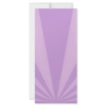Sunset Rays Lilac rack cards