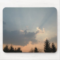sunset rays mousepads