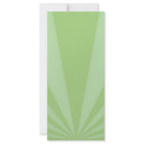 Sunset Rays Springtime Green rack cards by JaZilla Sunset Rays Springtime Green rack cards