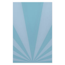 Sunset Rays Teal Blue Stationery Design