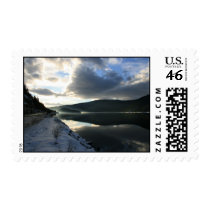 Sunset reflections postage