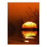 Sunset Reflections Poster