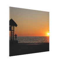 Sunset Resting Spot Stretched Canvas Print