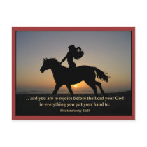 Sunset Ride Postcard by RealPotential Sunset Ride Postcard