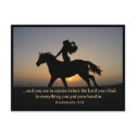 Sunset Ride POSTCARD