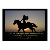 Sunset Ride POSTER print