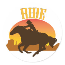 Sunset Ride stickers