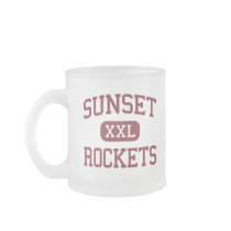 Sunset - Rockets - Middle - Bakersfield California Coffee Mugs