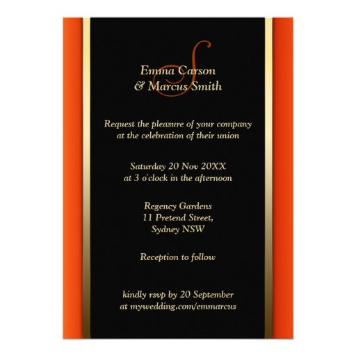 Sunset Romance Engagement / Wedding Invitation