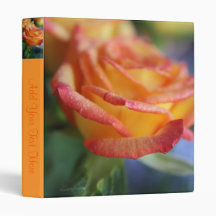 Sunset Rose 2 Vinyl Binder